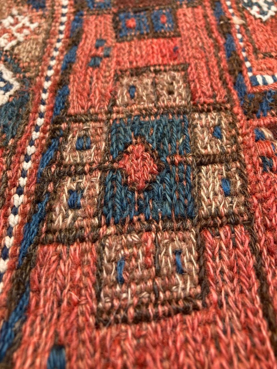 Double Open Dromedary Bag. Bathiyari - Persia. Circa 1880. 172 X 104 Cm -photo-2