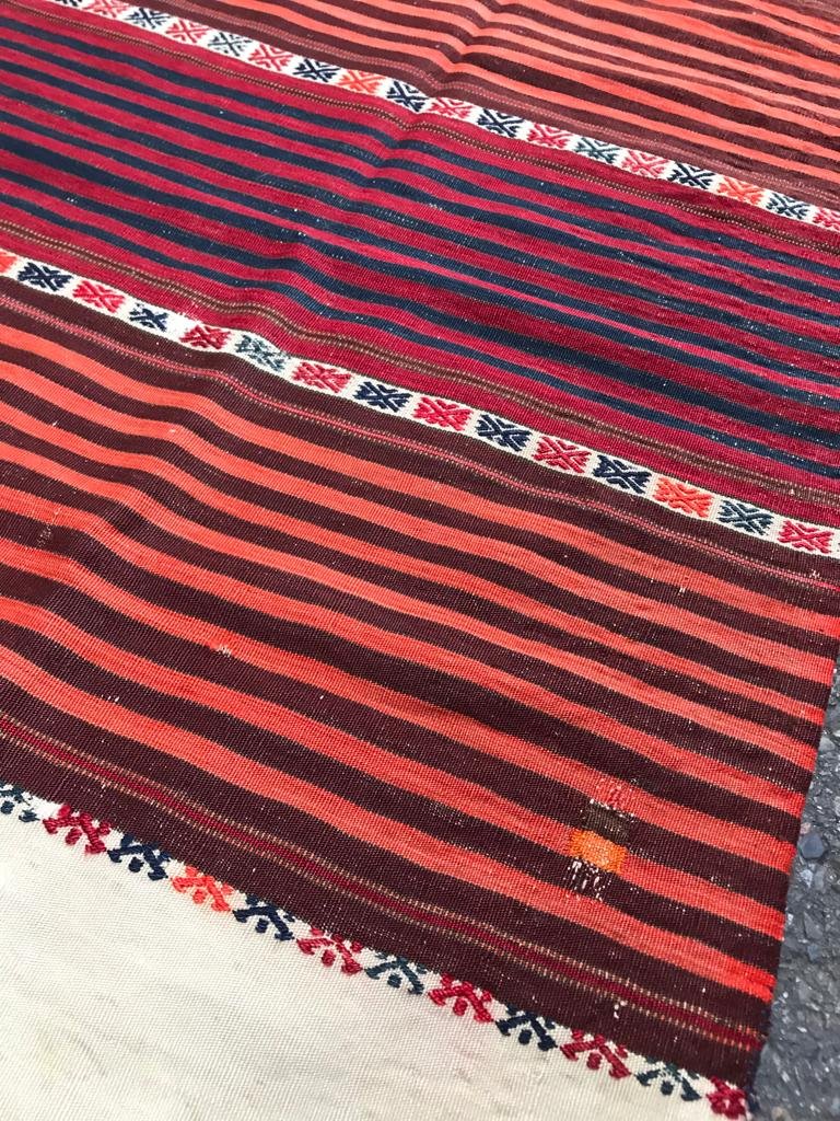 Kilim Cuval Balikesir - Anatolie. Circa 1880. 211 x 73 cm-photo-4