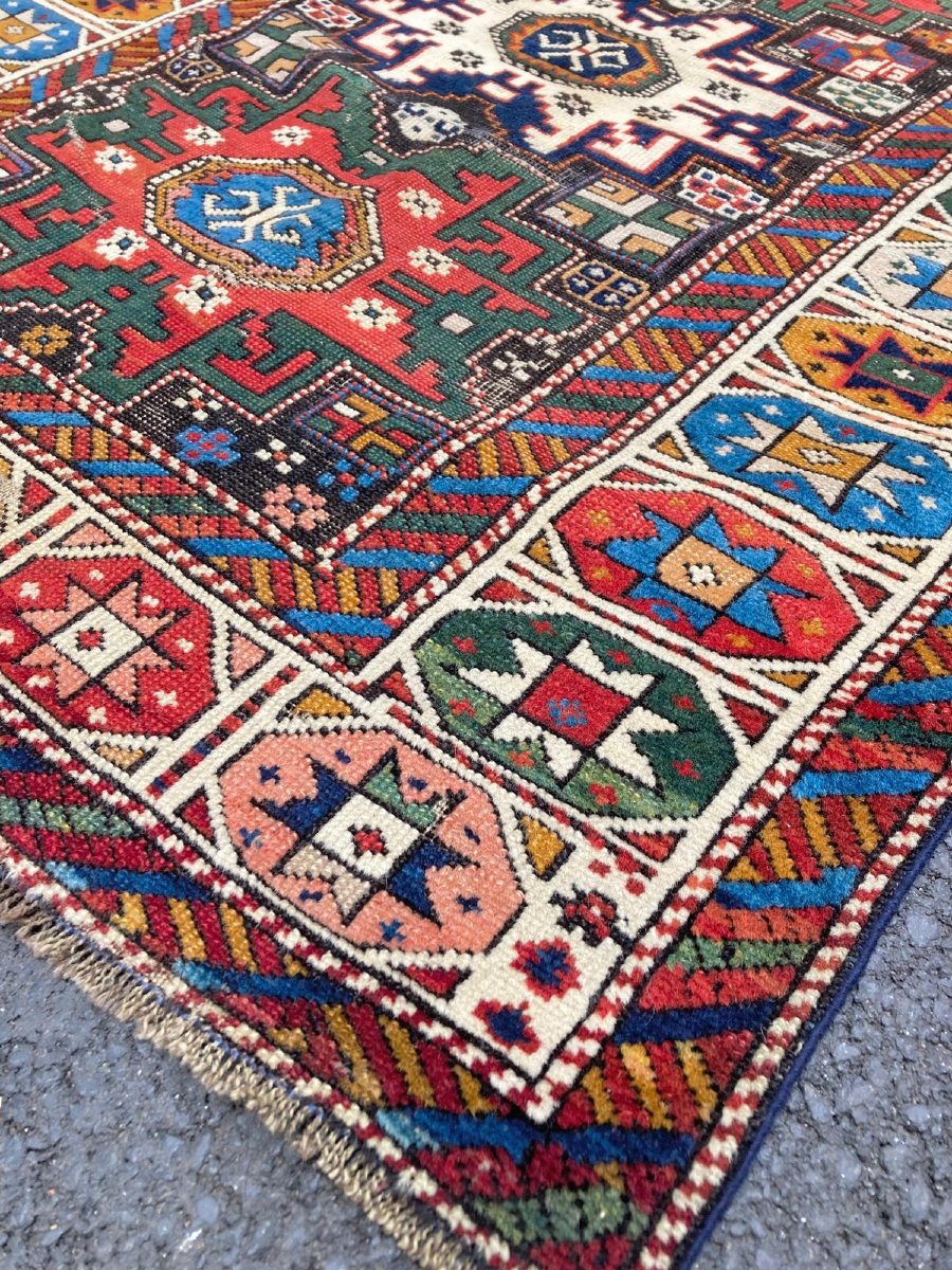 Tapis Caucase. Arménie. Karabag. Circa 1880. 275 x 92 cm-photo-3