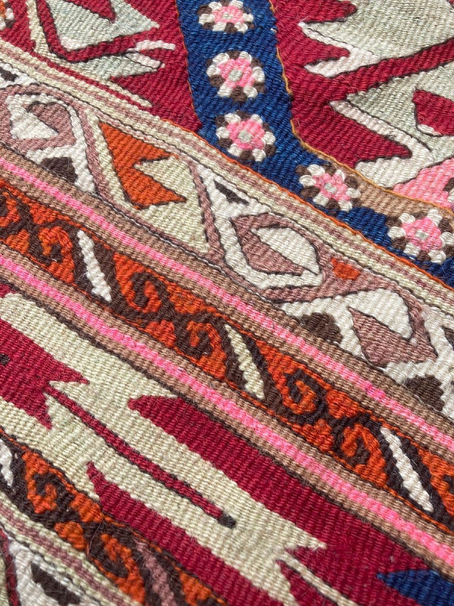 Kilim Mersin - Anatolie. Circa  1920. 105 x 101 cm-photo-2