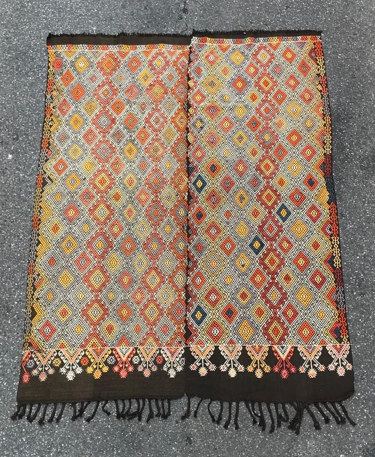 Kilim Cicim Konya. Anatolie. Circa 1920. 250 x 160 cm