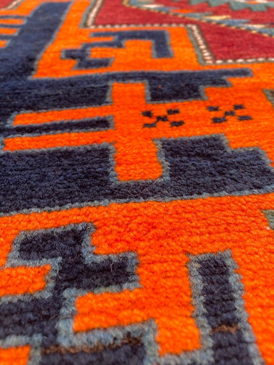 Caucasus Rug. Mid-20th Century. 225 X 147 Cm-photo-4