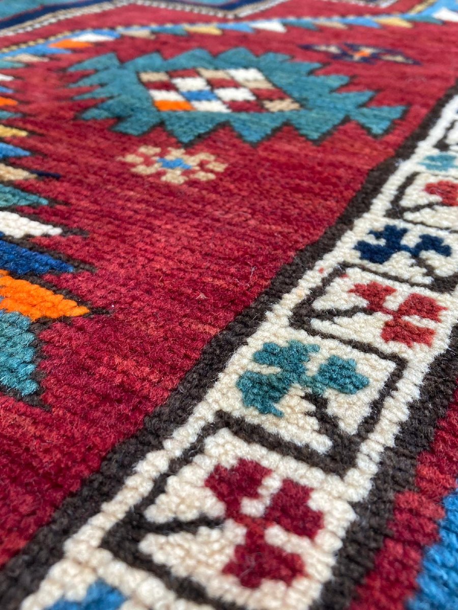 Caucasus Rug. Mid-20th Century. 225 X 147 Cm-photo-6