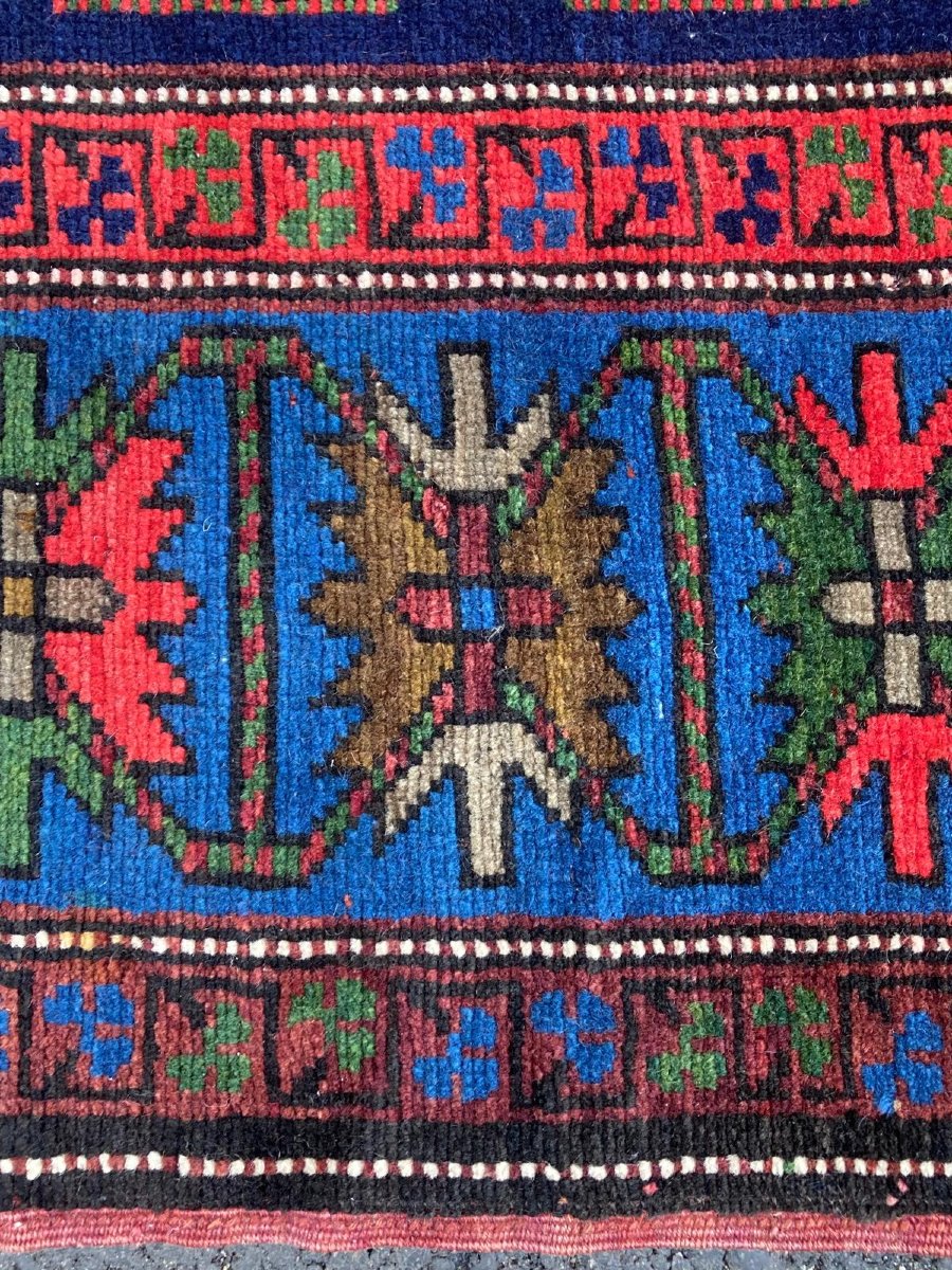 Tapis Caucase. Daté 1970. 385 x 160 cm-photo-3