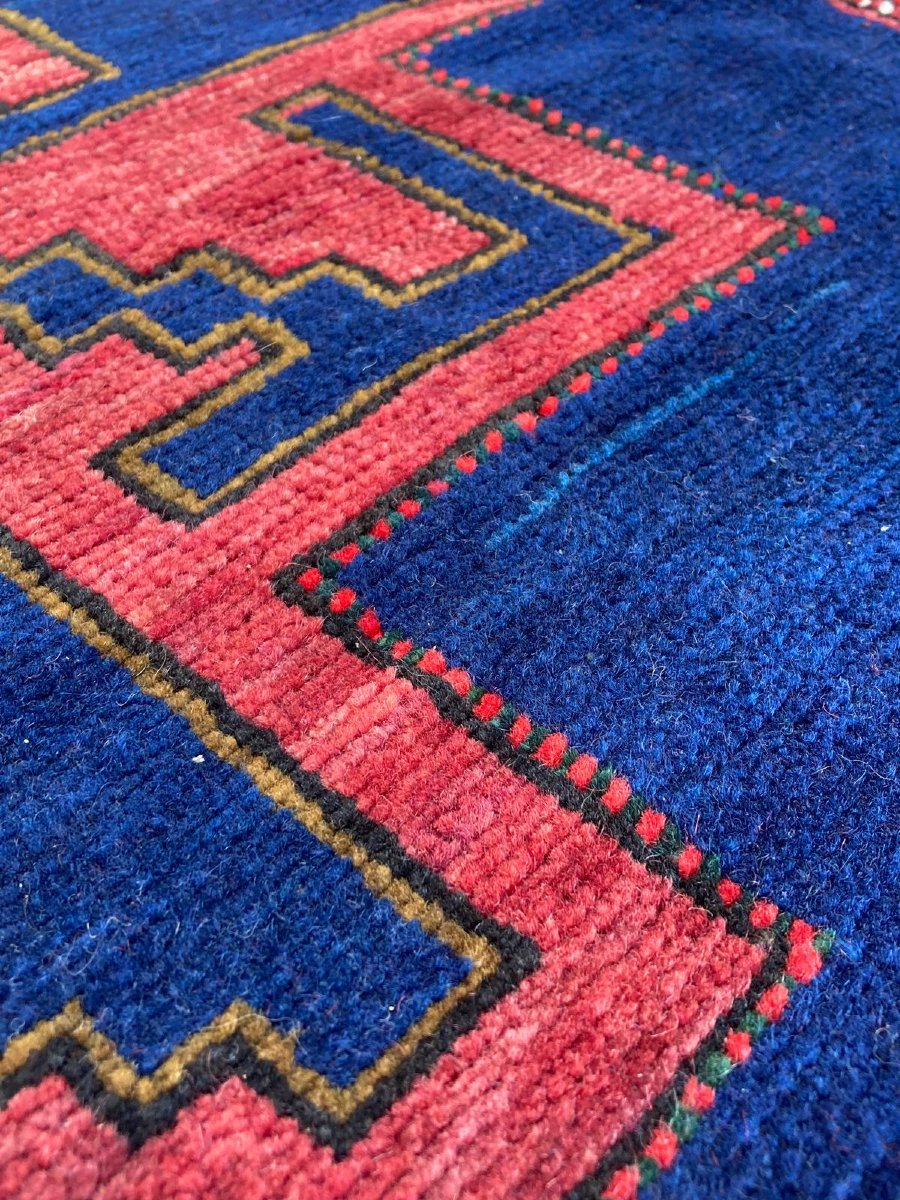 Tapis Caucase. Daté 1970. 385 x 160 cm-photo-2