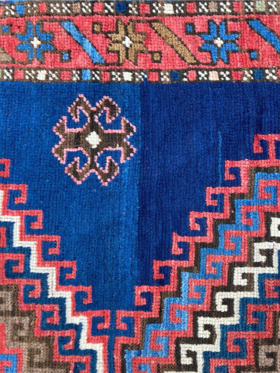 Tapis Caucase / Kazakh. Début 20 ieme. 215 x 136 cm-photo-3
