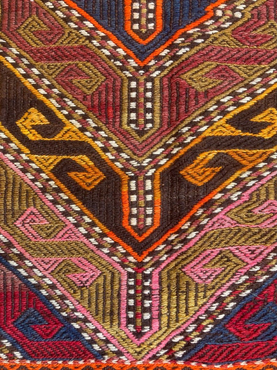Tapis / Cicim Mut. Anatolie. Circa 1920. 138 x 98 cm-photo-5