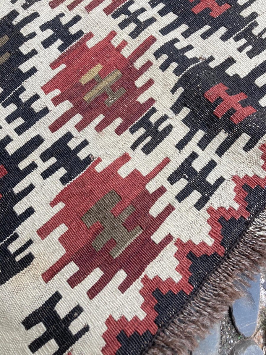 Maffrash Shahsaven. Persian. Circa 1880. 176x 105 Cm-photo-3