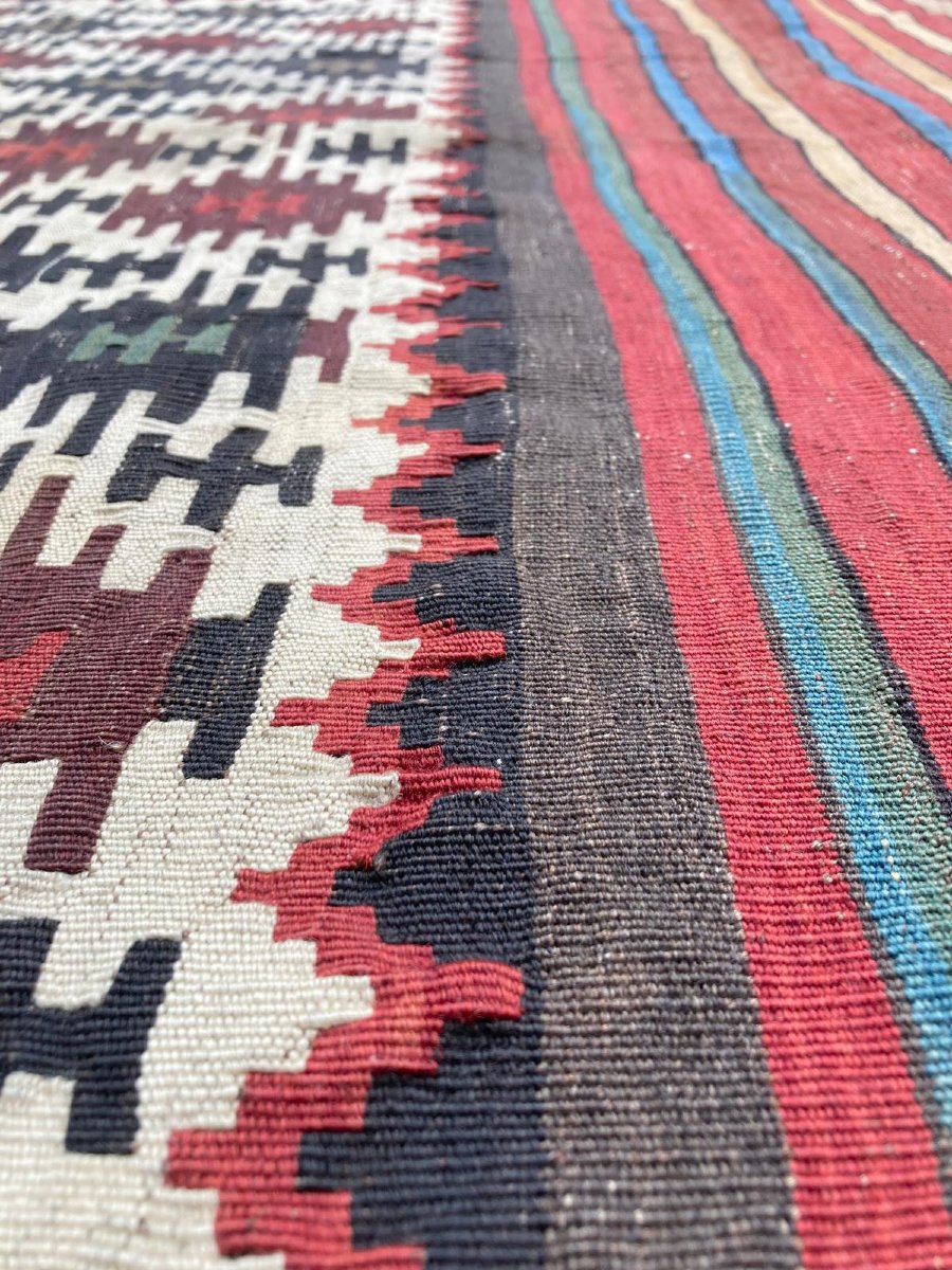 Maffrash Shahsaven. Persian. Circa 1880. 176x 105 Cm-photo-3