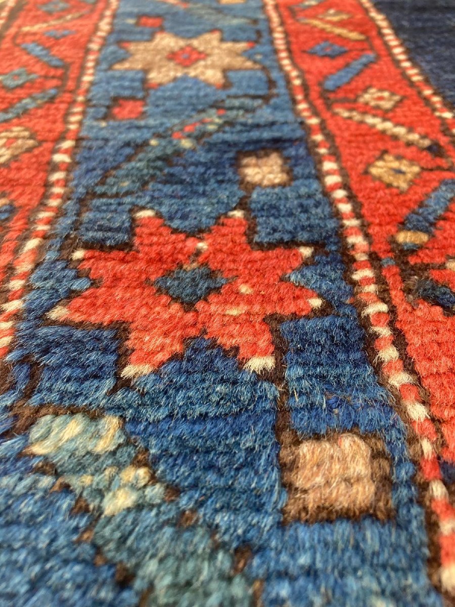 Tapis Kazakh - Caucase. Fin 19 ième. 255 x 135 cm-photo-3