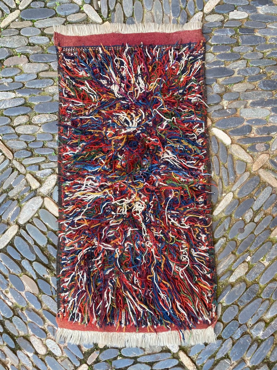 Tapis Sumak. Kocan. Iran. 76 x 38 cm-photo-1