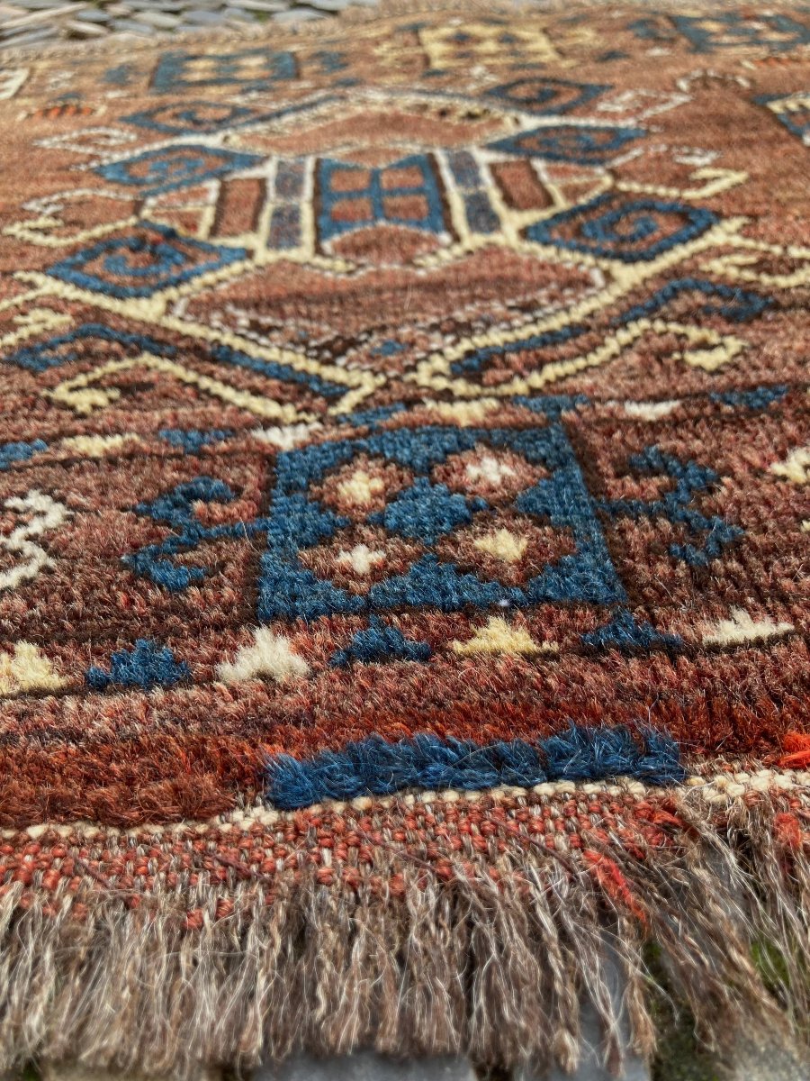 Doormat. Afghanistan. Mid-20th Century. 127 X 46 Cm-photo-3