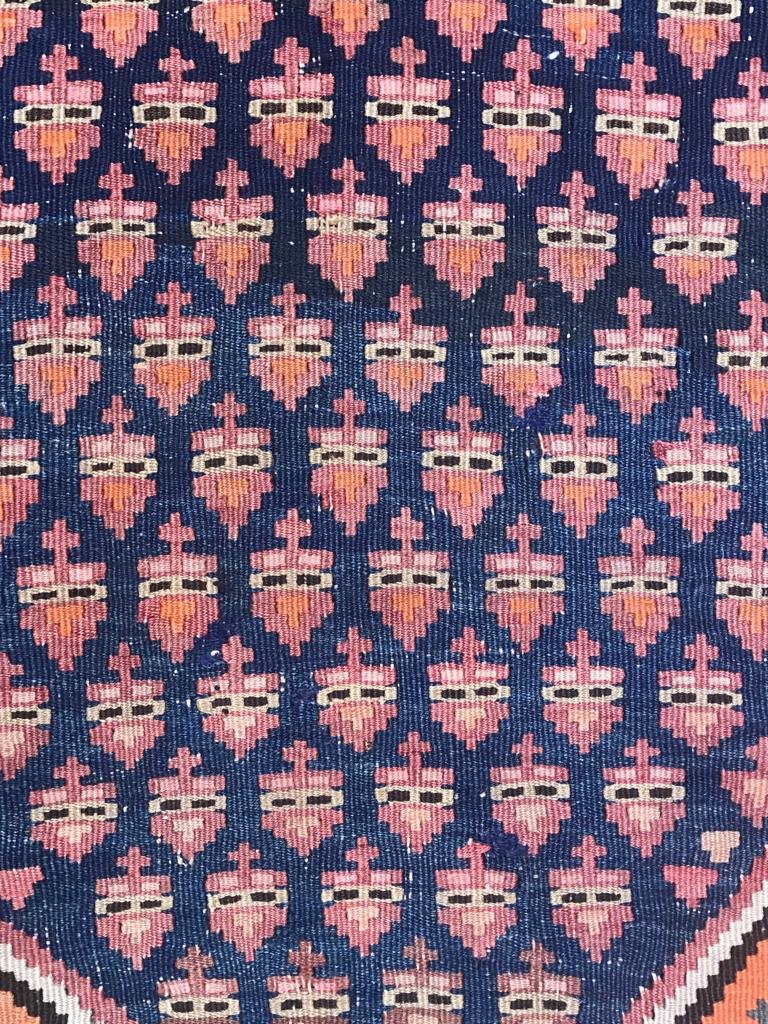 Kilim Senneh - Persia. Circa 1900. 436 X 177 Cm-photo-4