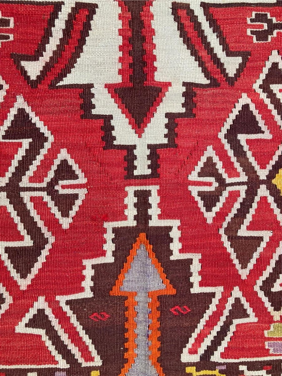 Kilim Kuba. Azerbaijan. Caucasus. Early 20th Century. 300 X 160 Cm-photo-2