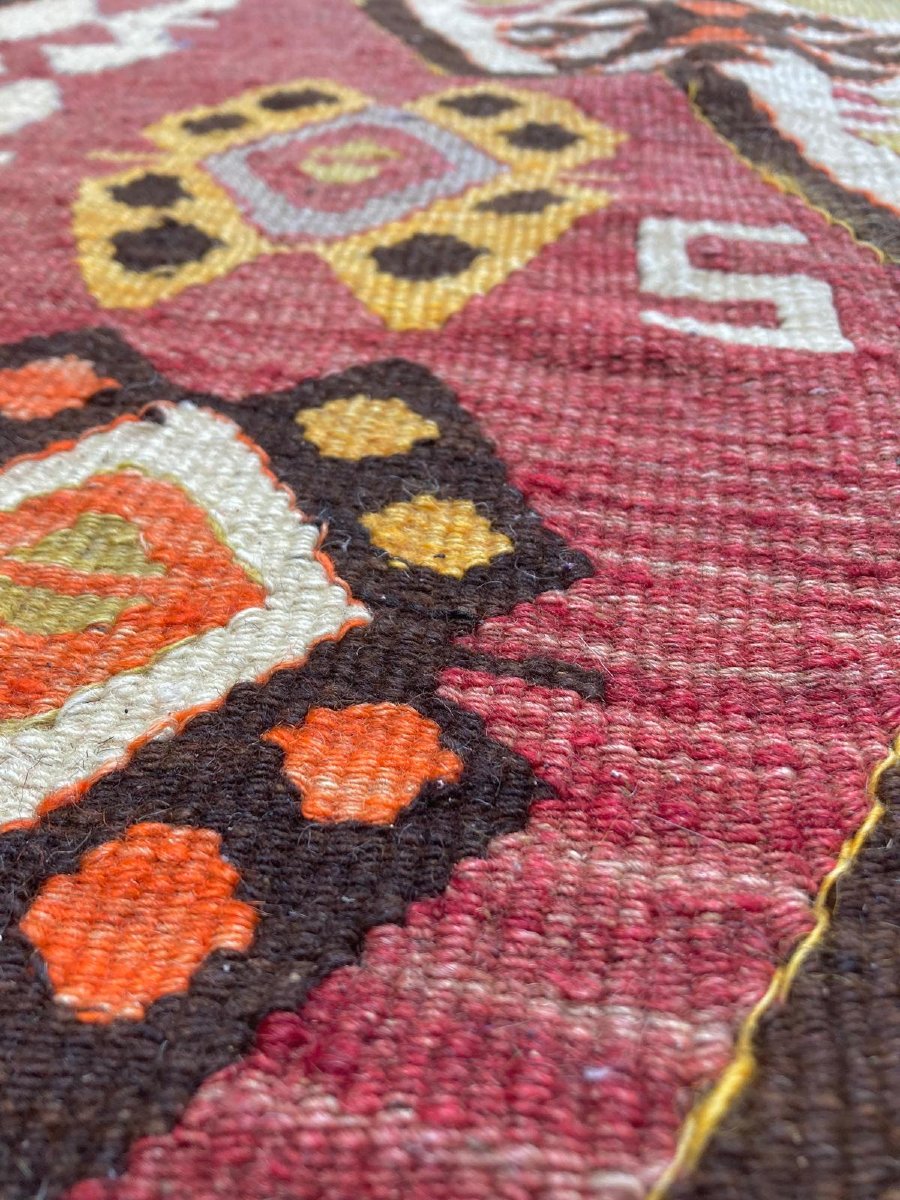 Kilim Mut - Monts Taurus. Anatolie. Années 1930. 313 x 165 cm-photo-3