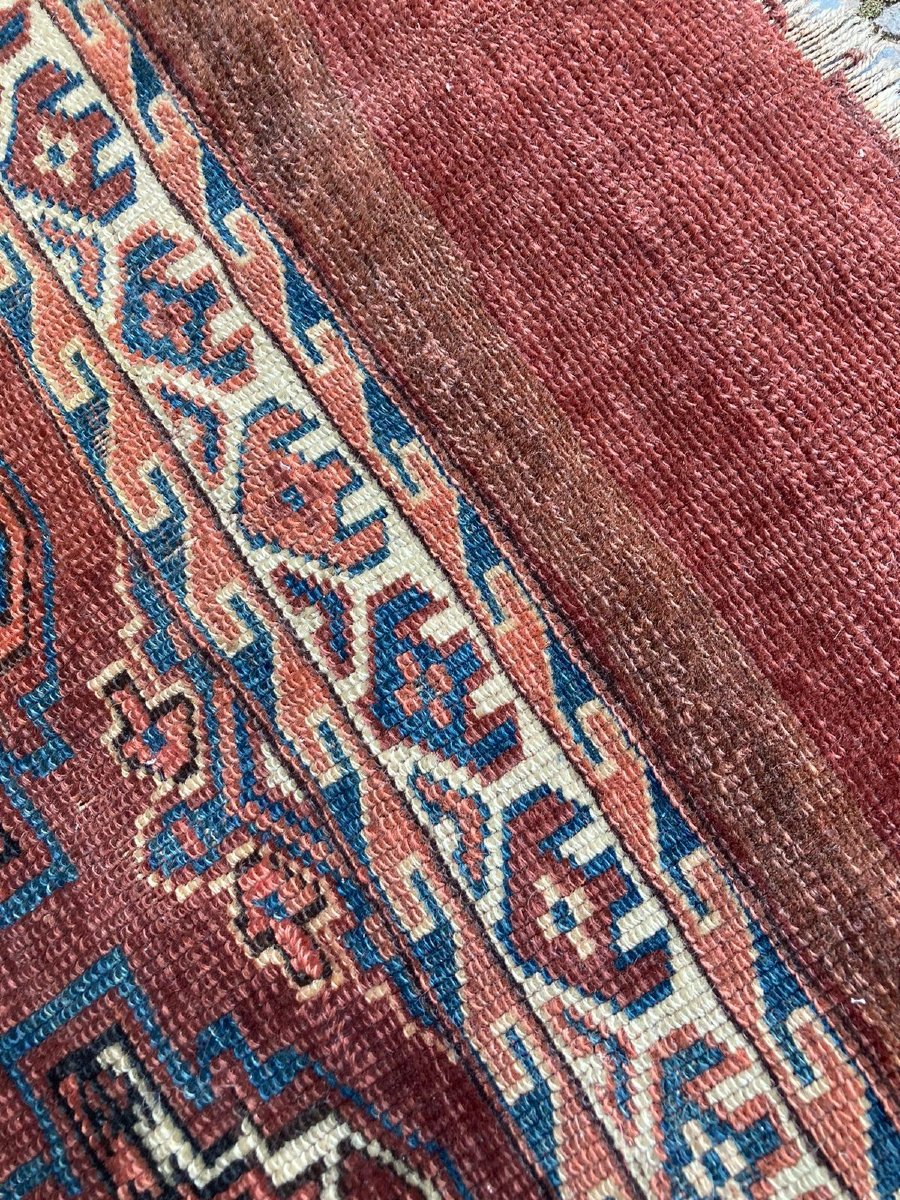 Tapis de selle Yomud Turkmène. Circa 1880. 115 x 73 c-photo-1