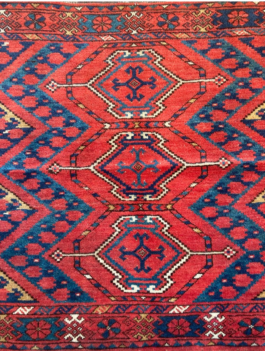 Tapis Bukhara. Turkmen. Circa 1900. 158 x 93 cm-photo-2