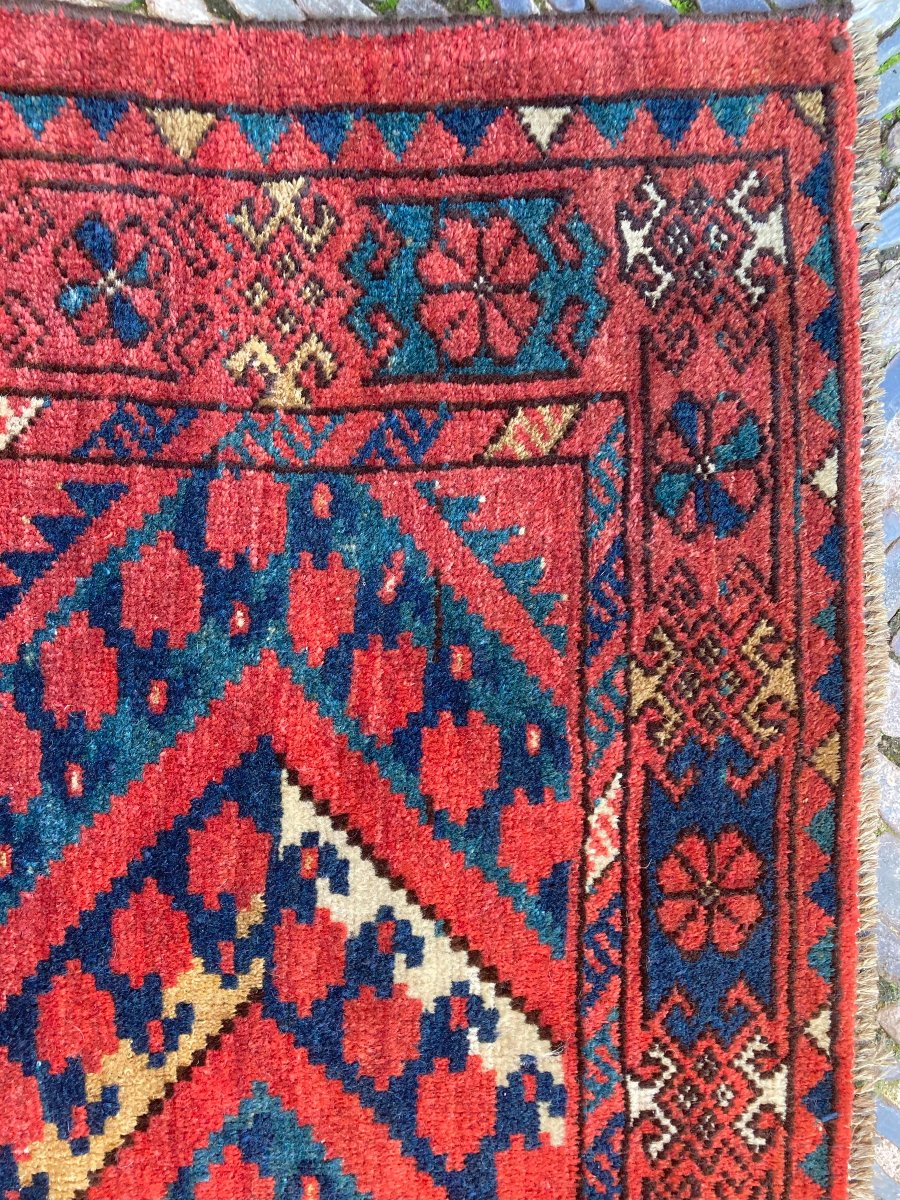 Tapis Bukhara. Turkmen. Circa 1900. 158 x 93 cm-photo-2