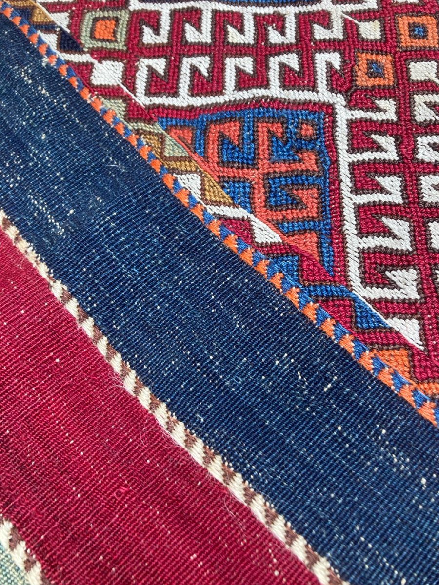 Kilim Cuval Gaziantep - Anatolie. Circa 1880.  130 x 108 cm-photo-2