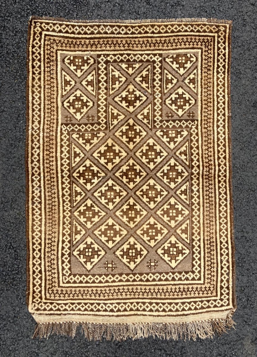 Baluch Rug. Mid-20th Century. 125 X 85 Cm