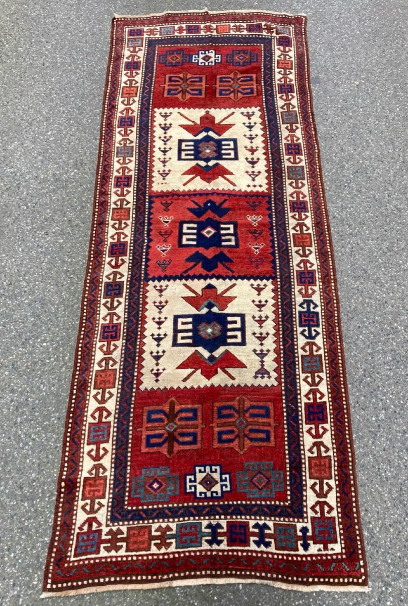 Southeastern Anatolian Rug. Circa 1880. 305 X 112 Cm