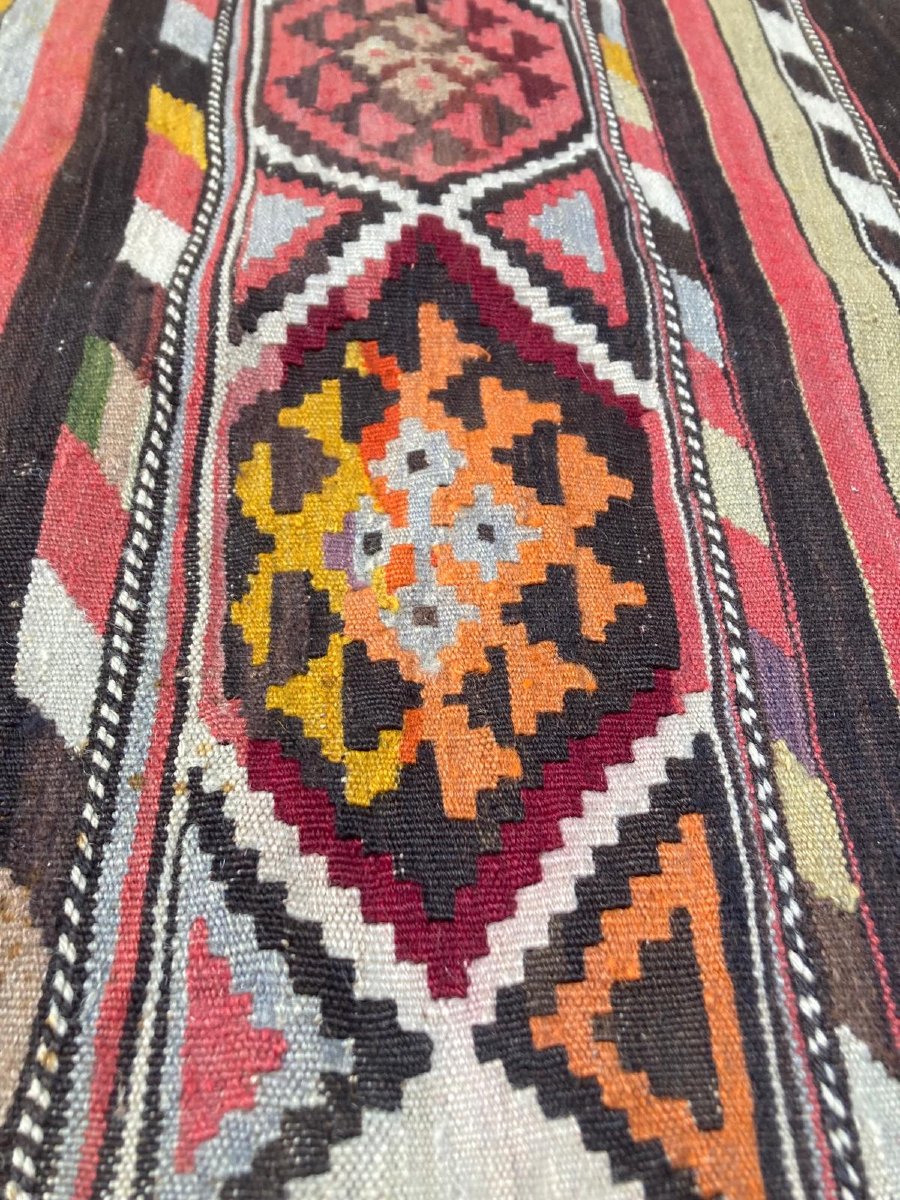 Kilim Shirvan. Caucase. Circa 1920. 325 x 162 cm-photo-2