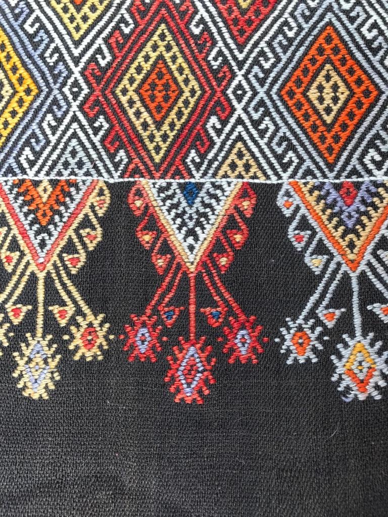 Kilim - Cicim Konya. Anatolie. Années 1930. 250 x 160 cm-photo-3