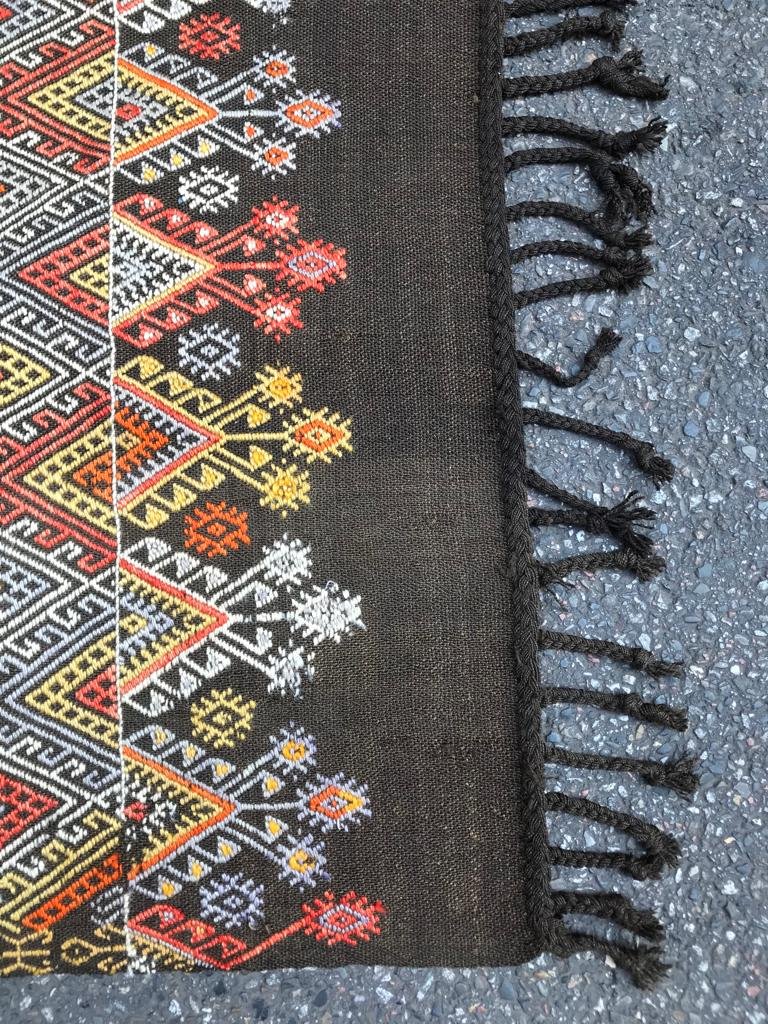Kilim - Cicim Konya. Anatolie. Années 1930. 250 x 160 cm-photo-5