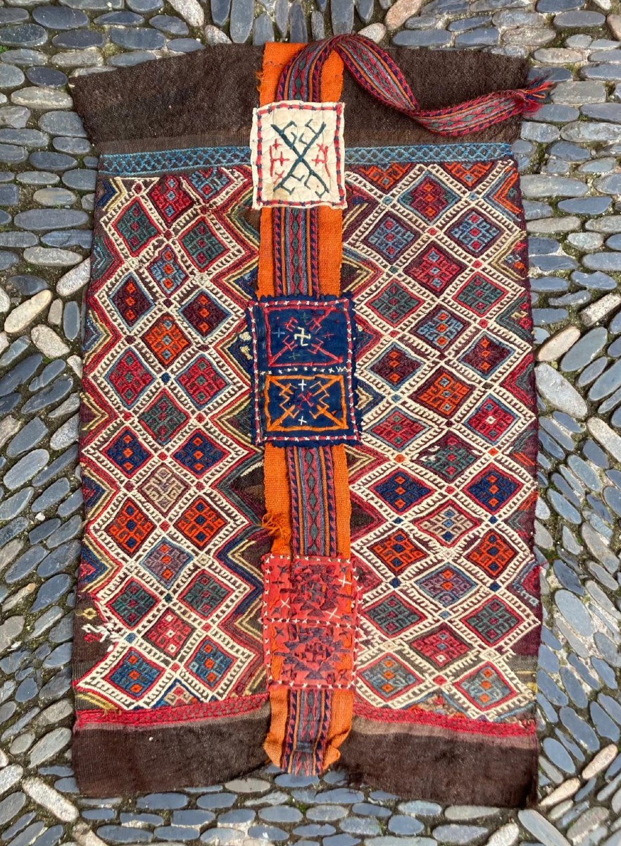 Kilim Cuval. Obruk / Anatolia. Circa 1880. 90 X 52 Cm