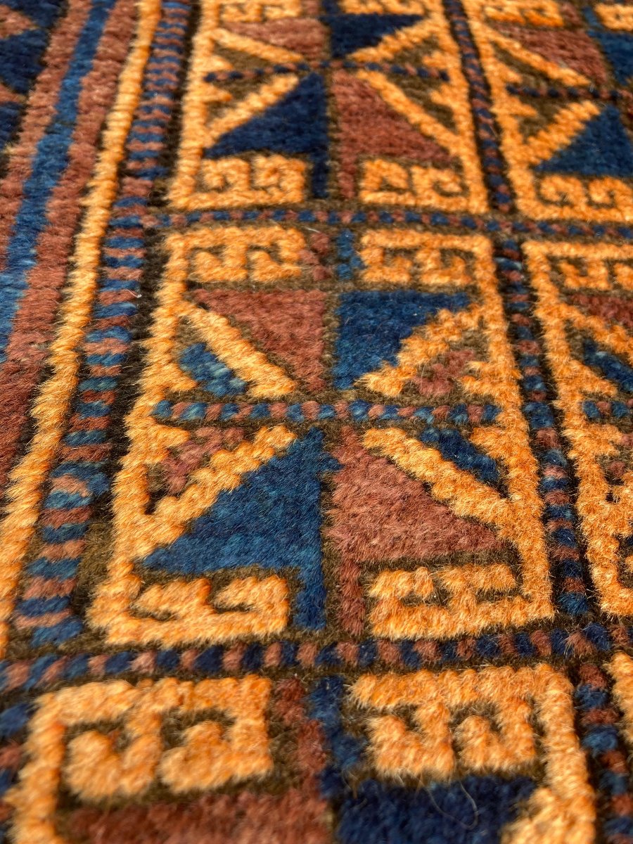 Baluch Rug. Mid-20th Century. 130 X 90 Cm-photo-2