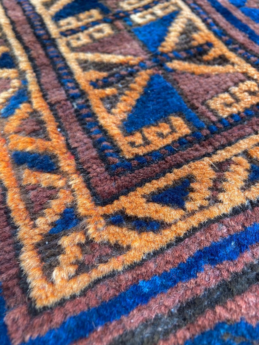 Baluch Rug. Mid-20th Century. 130 X 90 Cm-photo-4