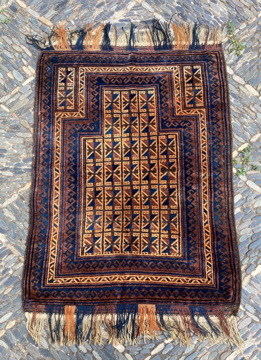 Baluch Rug. Mid-20th Century. 130 X 90 Cm
