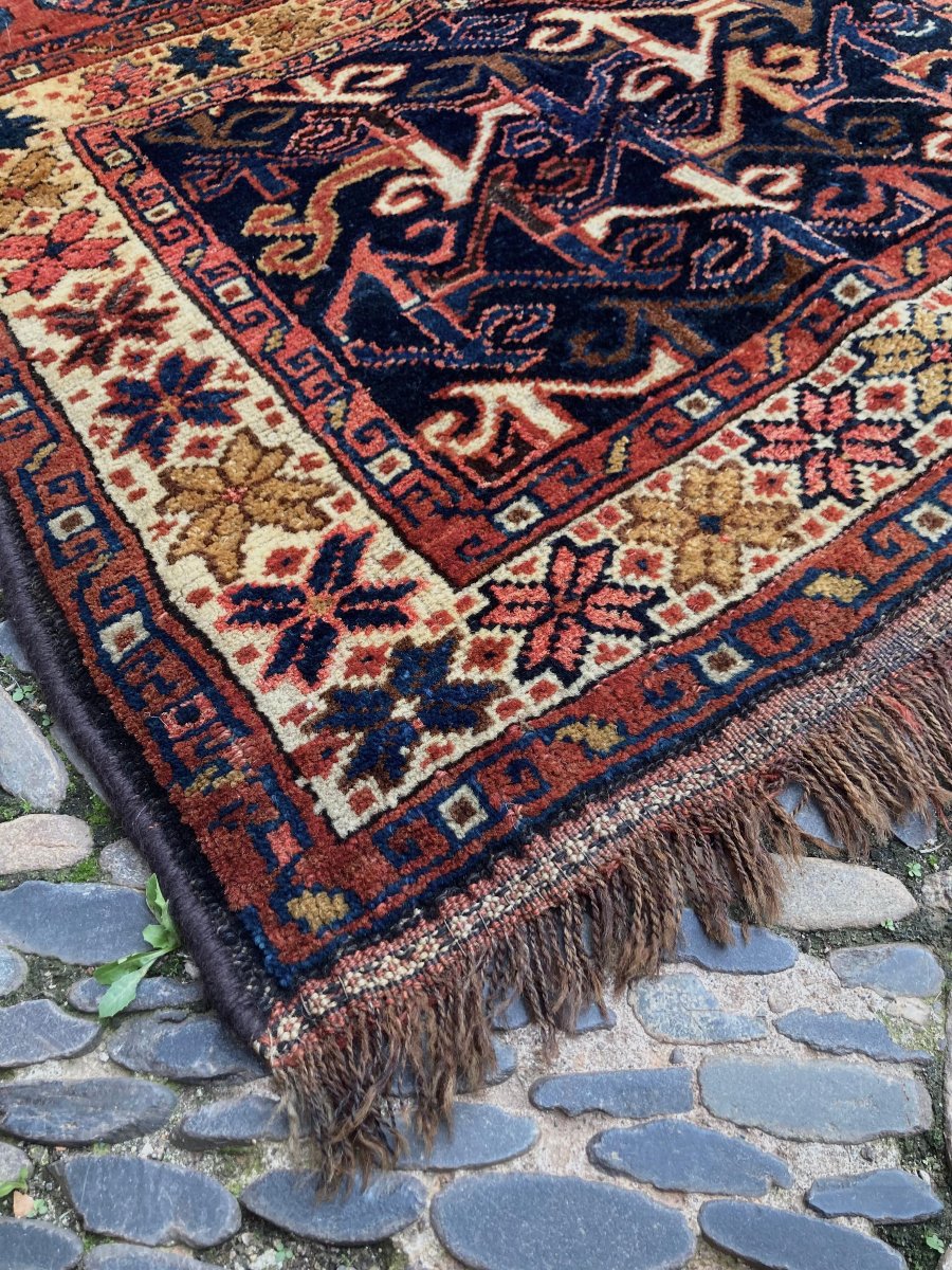 Rug - Saddlebag Front. Qashqai / Persia. Early 20th Century. 74 X 70 Cm-photo-2