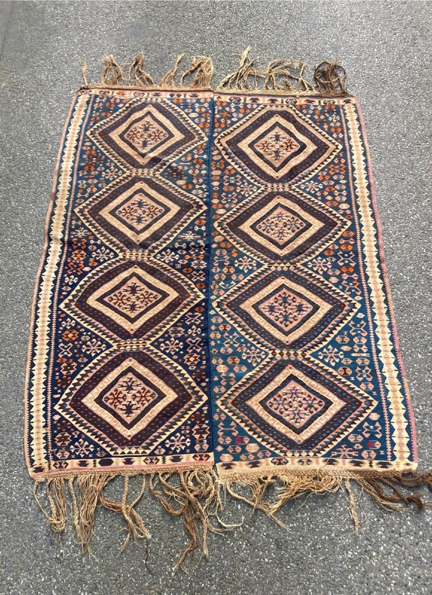 Kilim Hakkari - Anatolie. Circa 1880.200 x 156 cm
