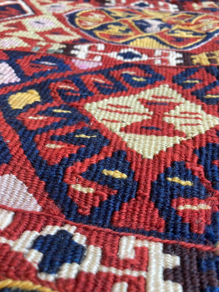 Heybe Double Bag. Maraş - Anatolia. Circa 1930. 130 X 62 Cm147 X 50 Cm-photo-3