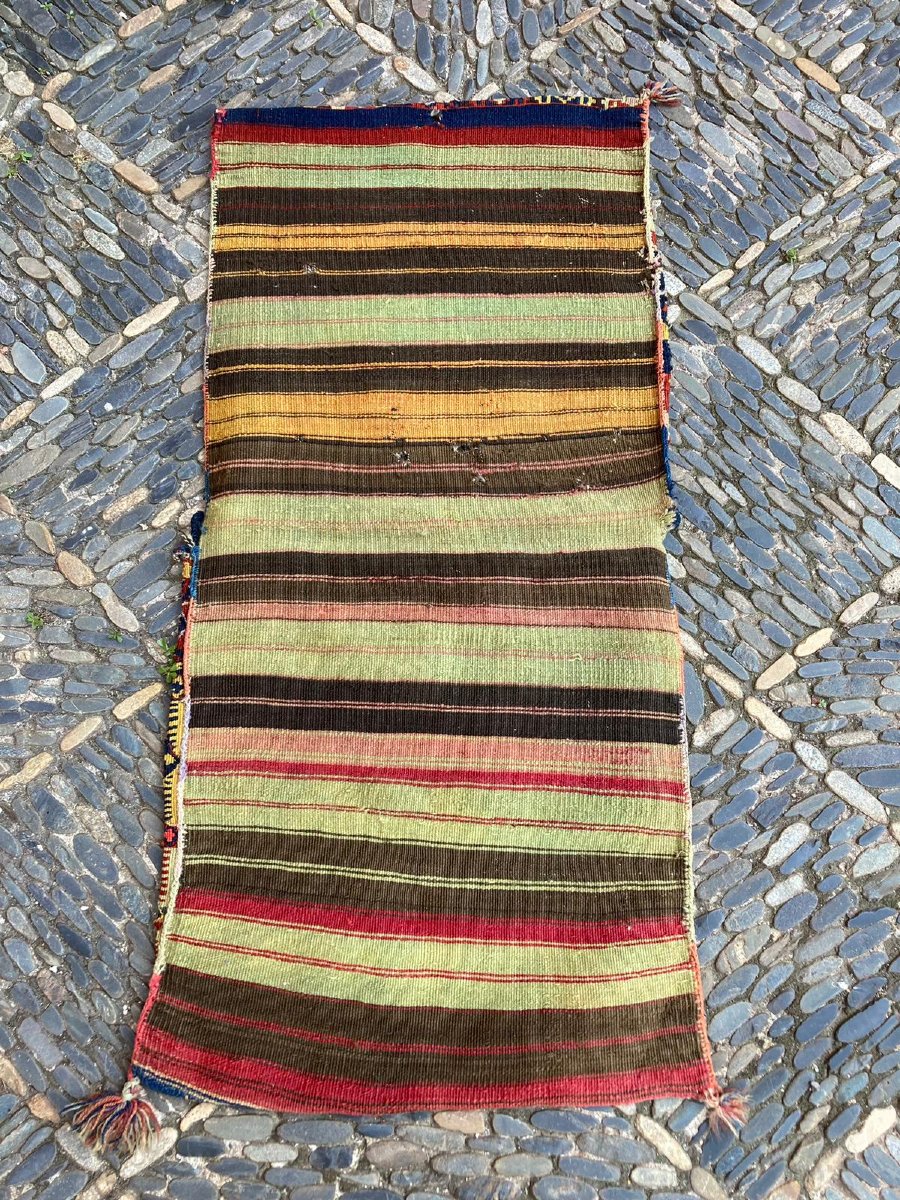 Heybe Double Bag. Maraş - Anatolia. Circa 1930. 130 X 62 Cm147 X 50 Cm-photo-2