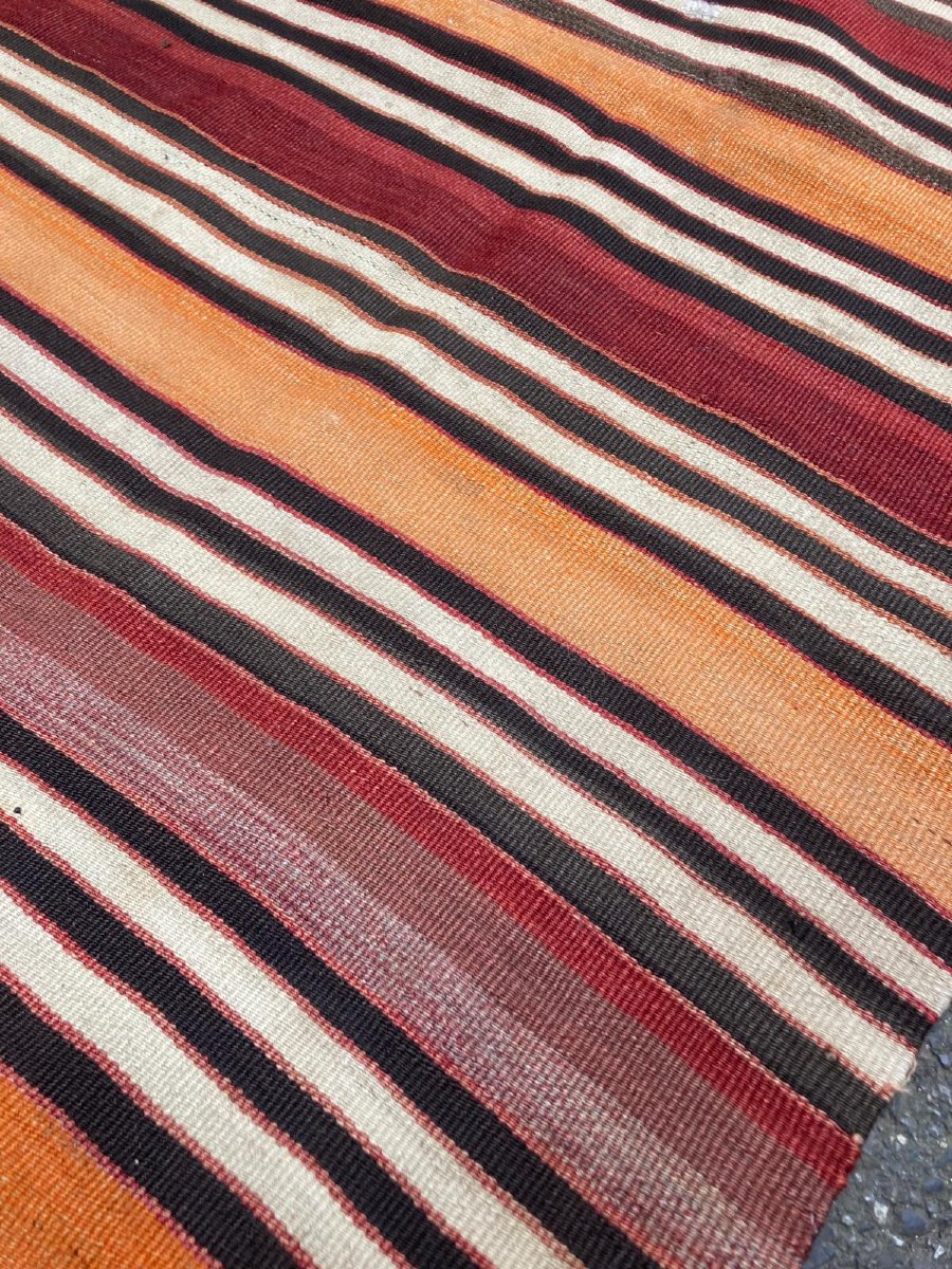 Kilim / Cuval Fethiye - Anatolia. Circa 1960. 250 X 82 Cm-photo-3