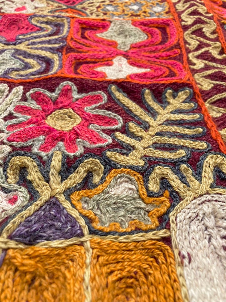 Kilim / Embroidery. Iraq. 1970s. 235 X 72 Cm-photo-1
