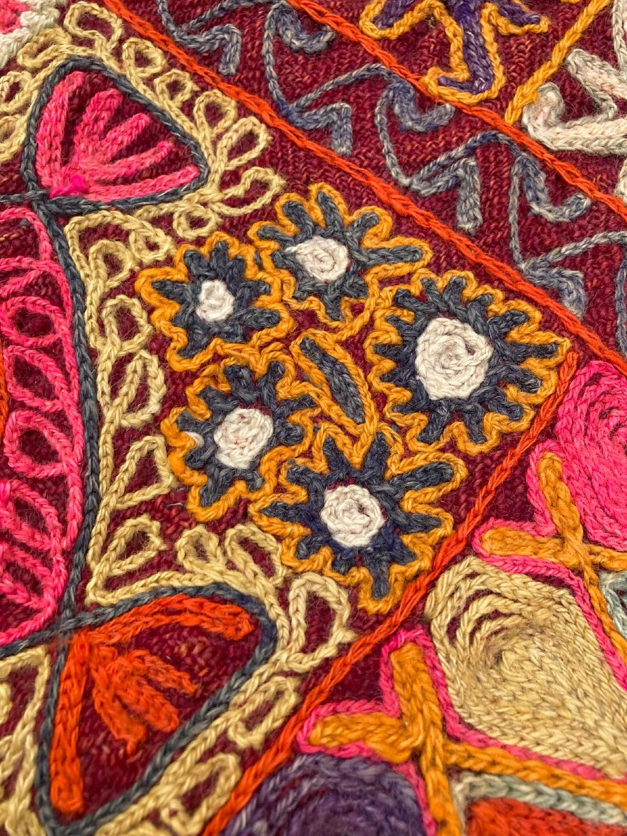 Kilim / Embroidery. Iraq. 1970s. 235 X 72 Cm-photo-4