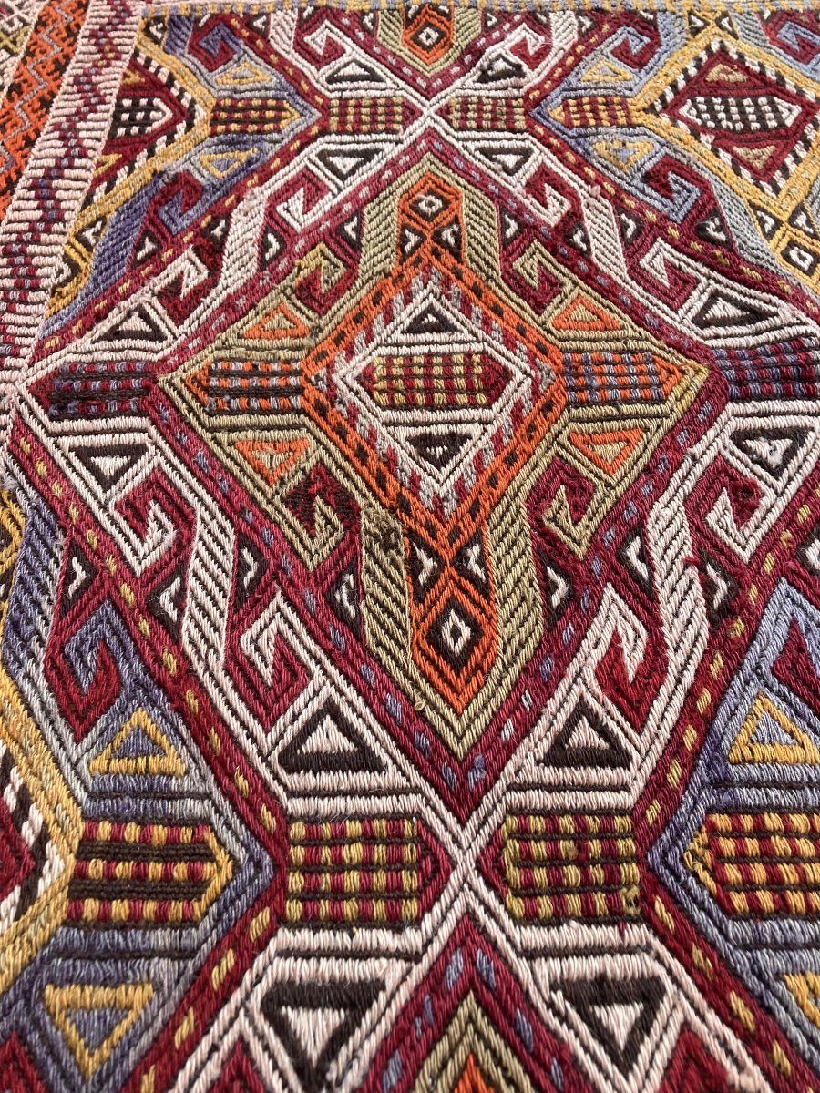 Kilim / Cicim Mut. Anatolia. 1930s. 140 X 90 Cm-photo-2