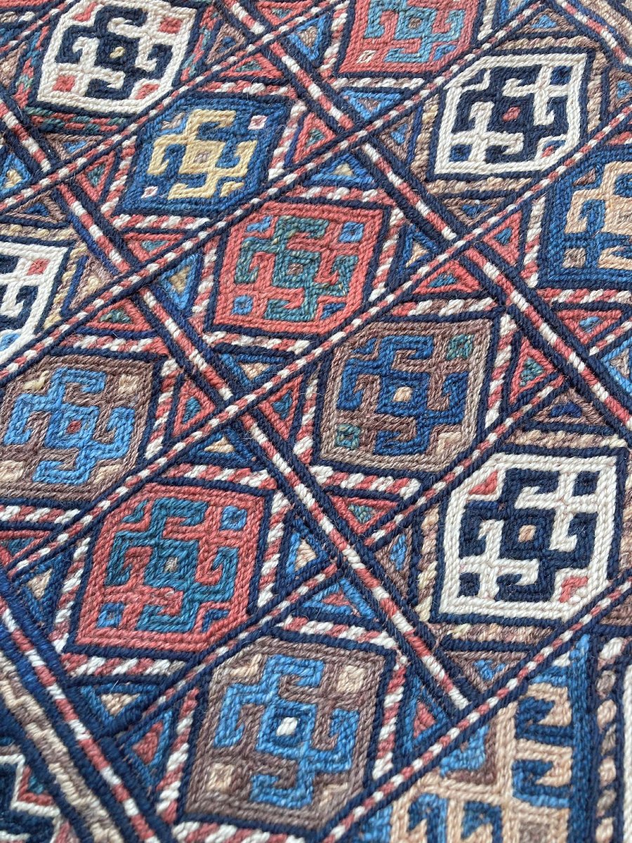 Sumak Rug. Kocan. Iran. 76 X 38 Cm-photo-2