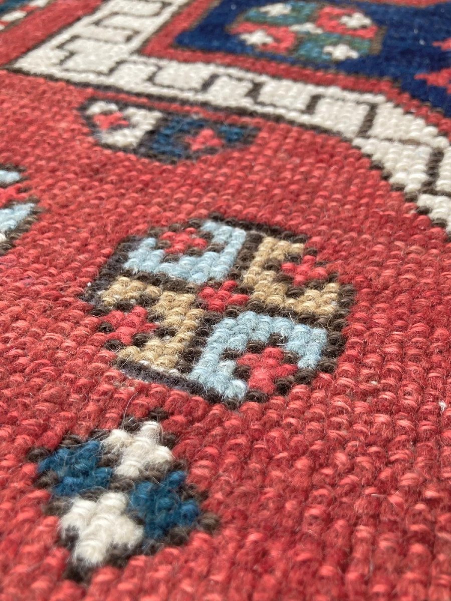 Tapis Kazakh. Caucase. Circa 1900. 170 x 98 cm-photo-1