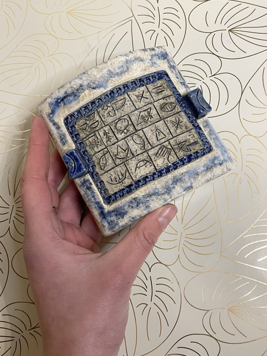 “pictograms” Ceramics By Claude Agier Mollinari -photo-3