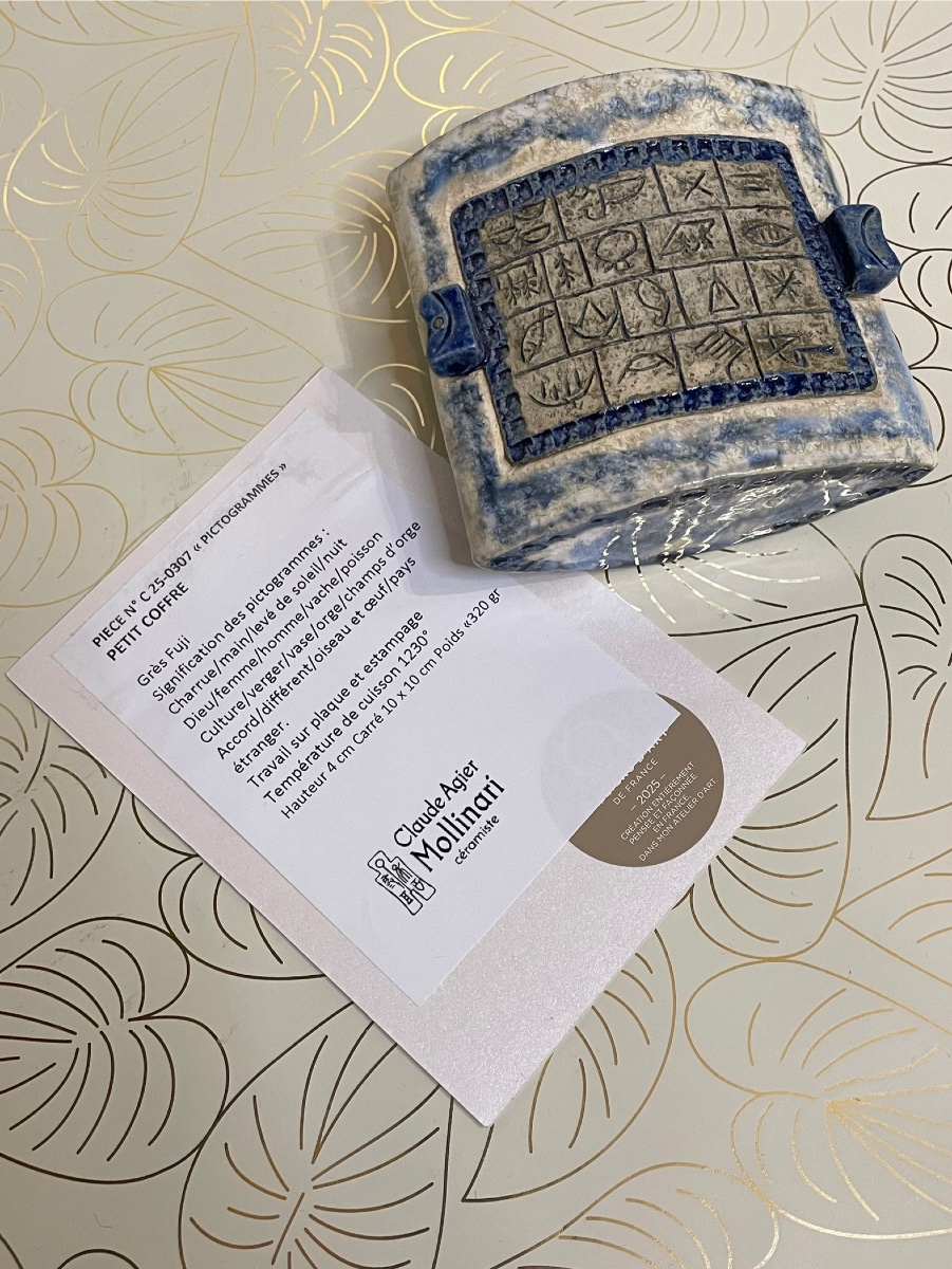 “pictograms” Ceramics By Claude Agier Mollinari -photo-5