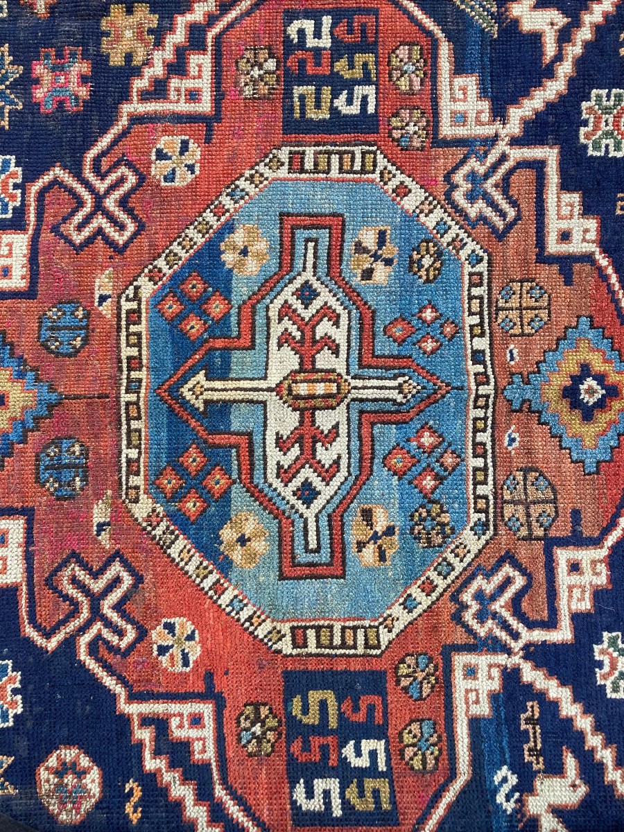 Tapis Kuba. Caucase. Fin 19 ième. 270 x 135 cm