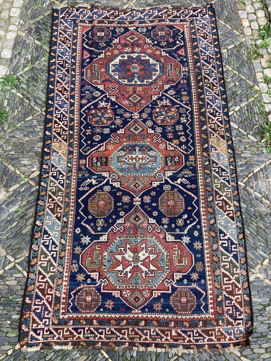 Kuba Rug. Caucasus. Late 19th Century. 270 X 135 Cm