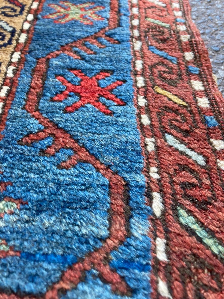 Tapis Caucase. Motif Kazakh. Début 20 ième. 215 x 145 cm-photo-3