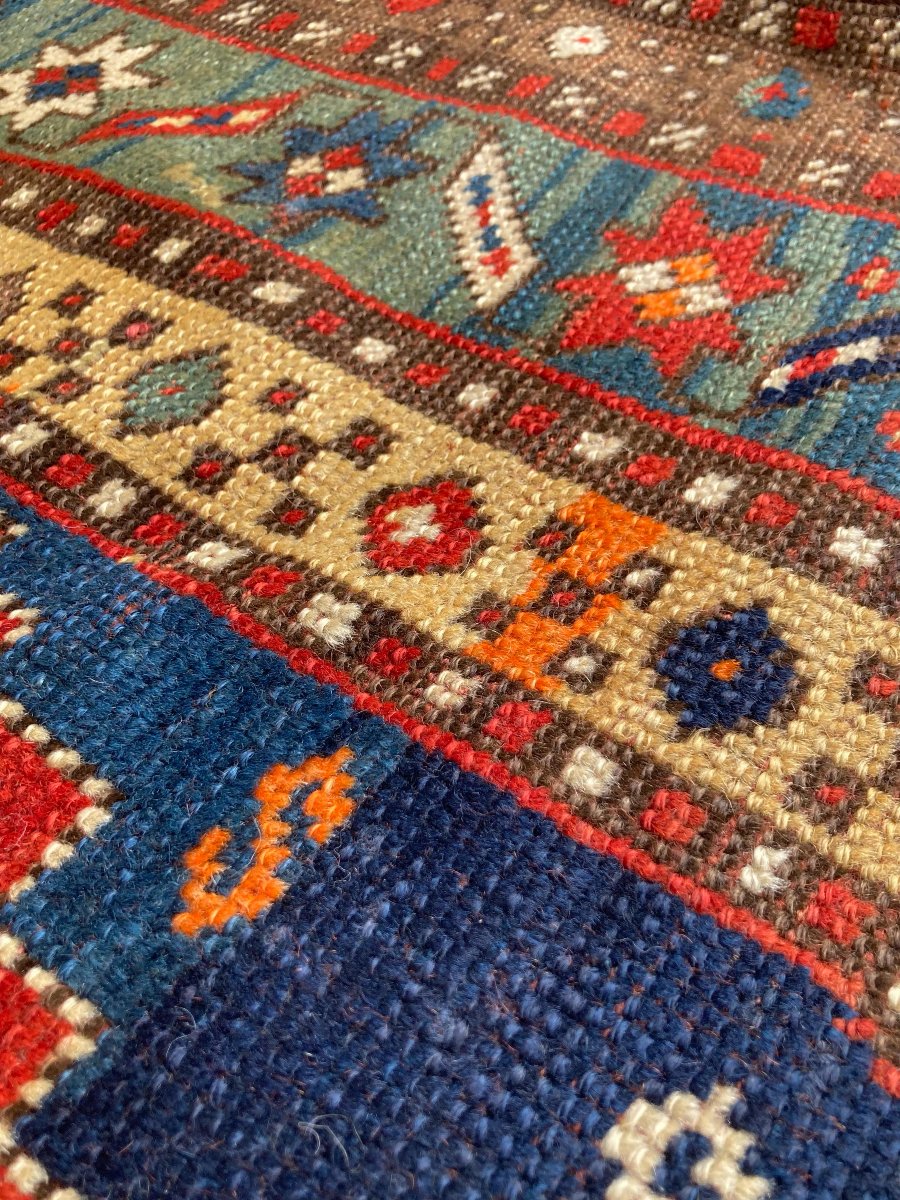 Tapis Karabakh. Caucase du Sud. Circa 1880. 200 x 116 cm-photo-3