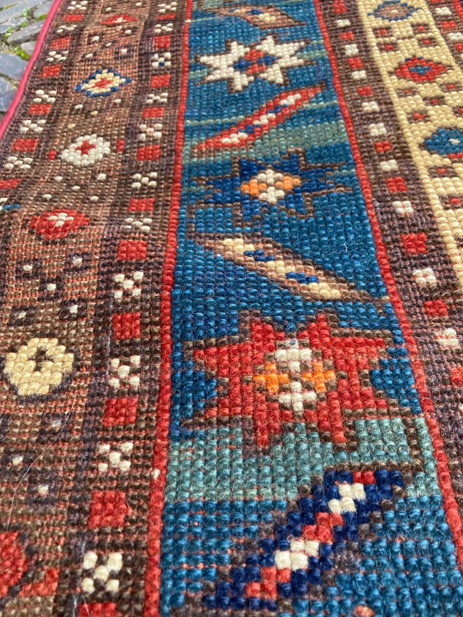 Tapis Karabakh. Caucase du Sud. Circa 1880. 200 x 116 cm-photo-3