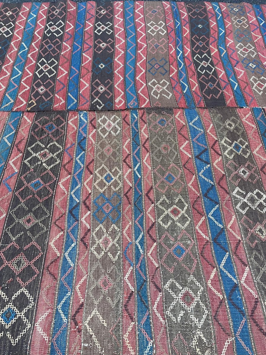 Kilim Verneh / Caucasus. Circa 1870. 233 X 183 Cm-photo-2